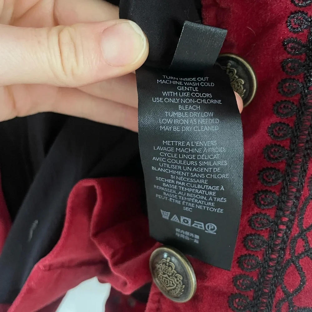 Free People Maven Velvet Embroidered Jacket / Blazer - Picture 6 of 7